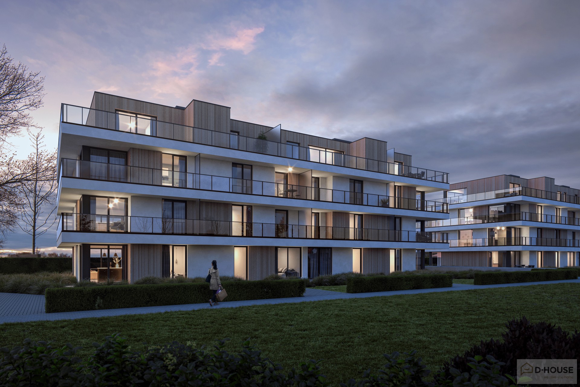 Nieuwbouwproject bestaande uit 15 moderne appartementen te Gullegem (FASE II)