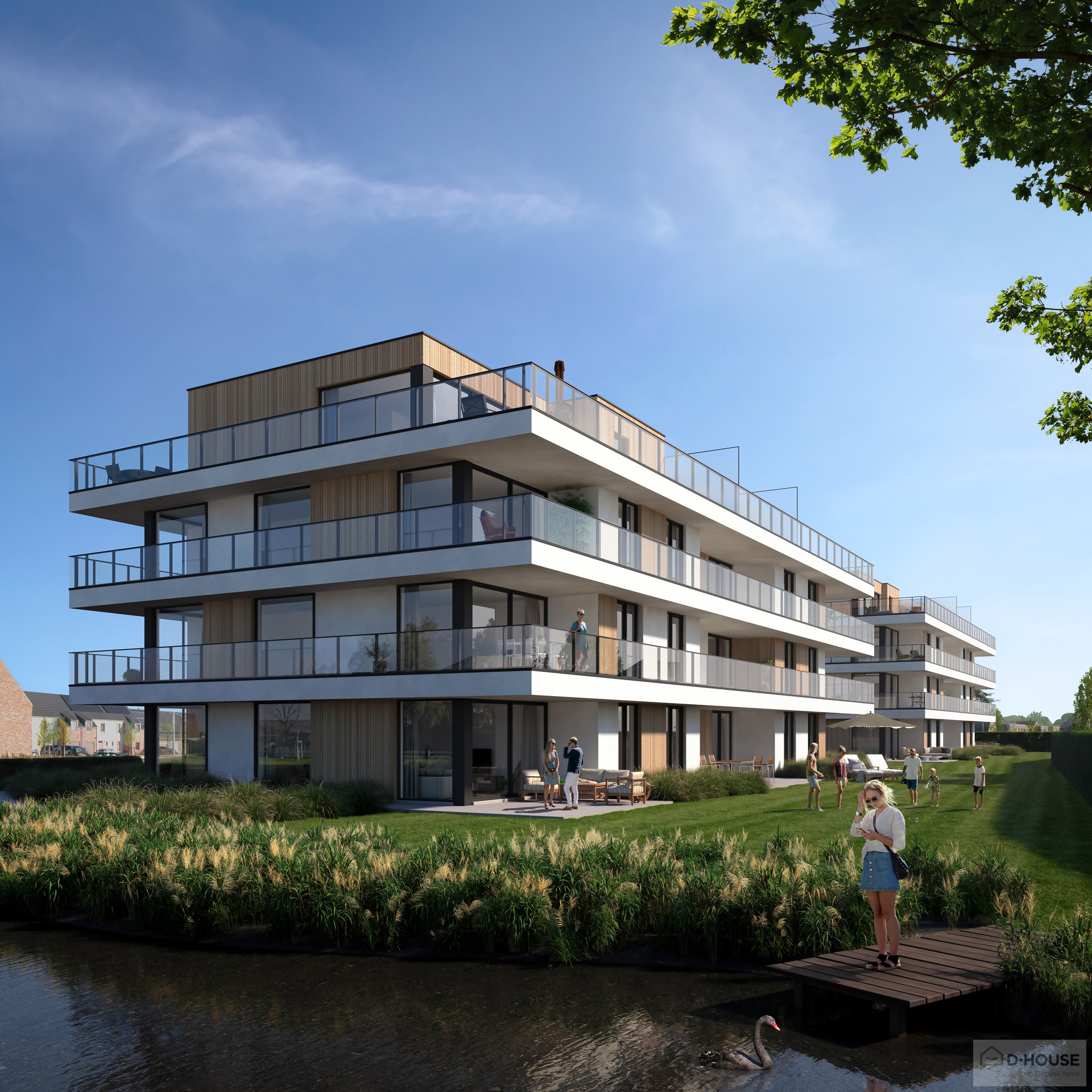 Nieuwbouwproject bestaande uit 15 appartementen te Gullegem (FASE III).