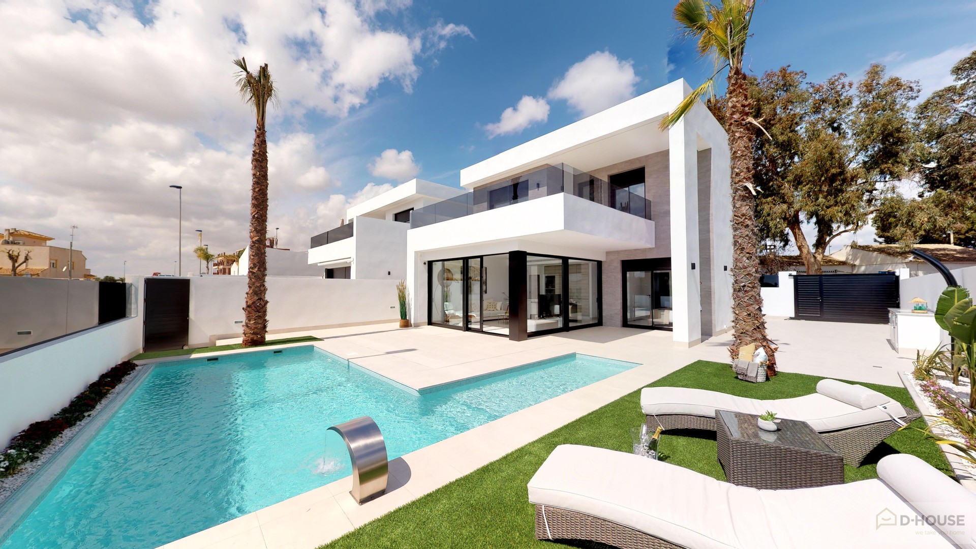 Moderne villa met privé zwembad en parking te San Javier.